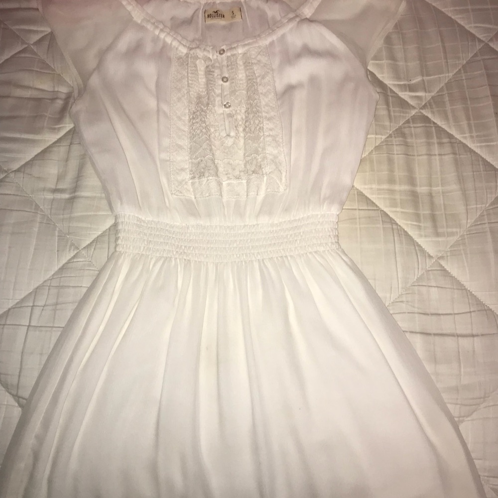 White lace dress